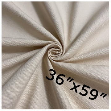 Canvas Fabric, Premium 10oz Natural 100% Cotton Duck Canvas Fabric 59" Wide for Arts & Crafts, Backings