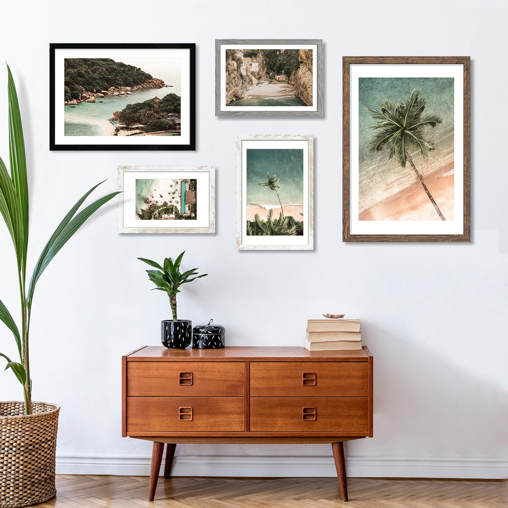18x24 Picture Frame, Black Wood Style, Wall Mounting