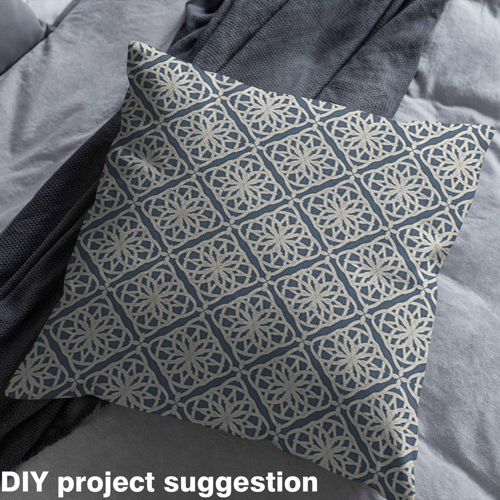 Geometric Retro Fabric By The Yard Decorative