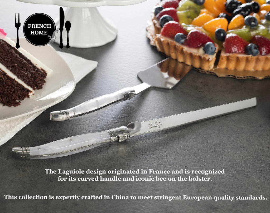 Laguiole 20 Piece Stainless Steel Flatware Set, Navy Blue