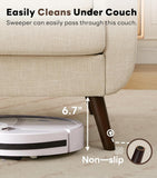 Tbfit 77.2" W Linen Sofa Couch, Mid Century Modern Decor Loveseat Couches for Living Room