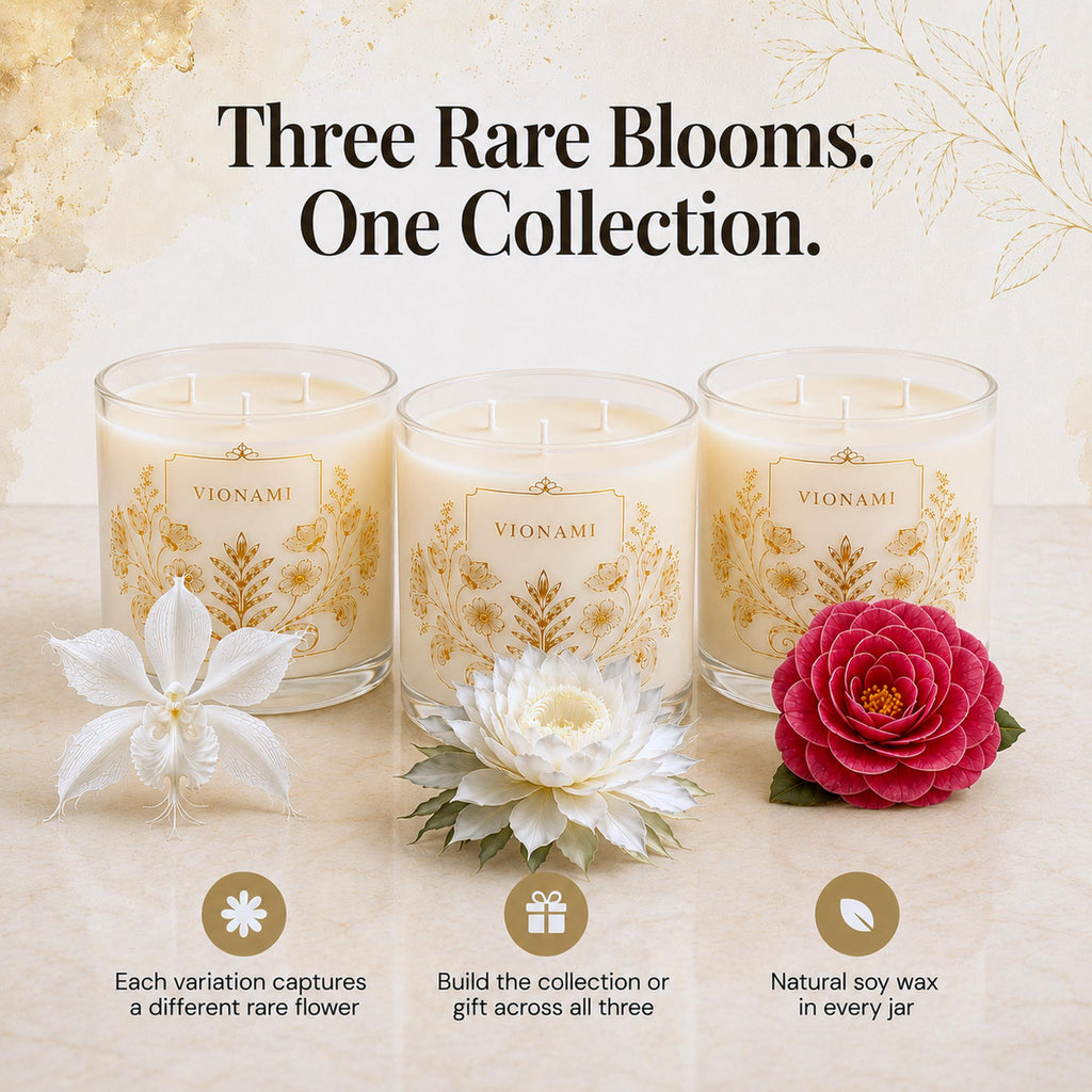 Queen of The Night Rare Flower Fragrance Luxury Candles for Women