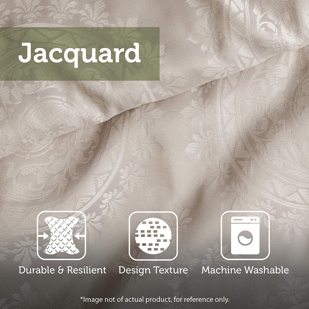Quilt Set Luxurious Jacquard Stripes Design - All Season, Coverlet Bedspread Lightweight Bedding Layer, Shams