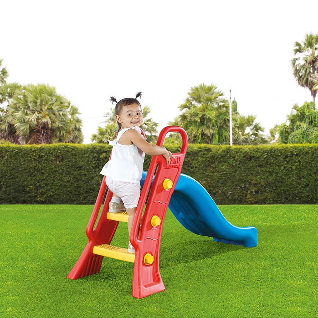 Junior Slide - 53 Inch Toddler First Steps Slide for Indoor & Outdoor