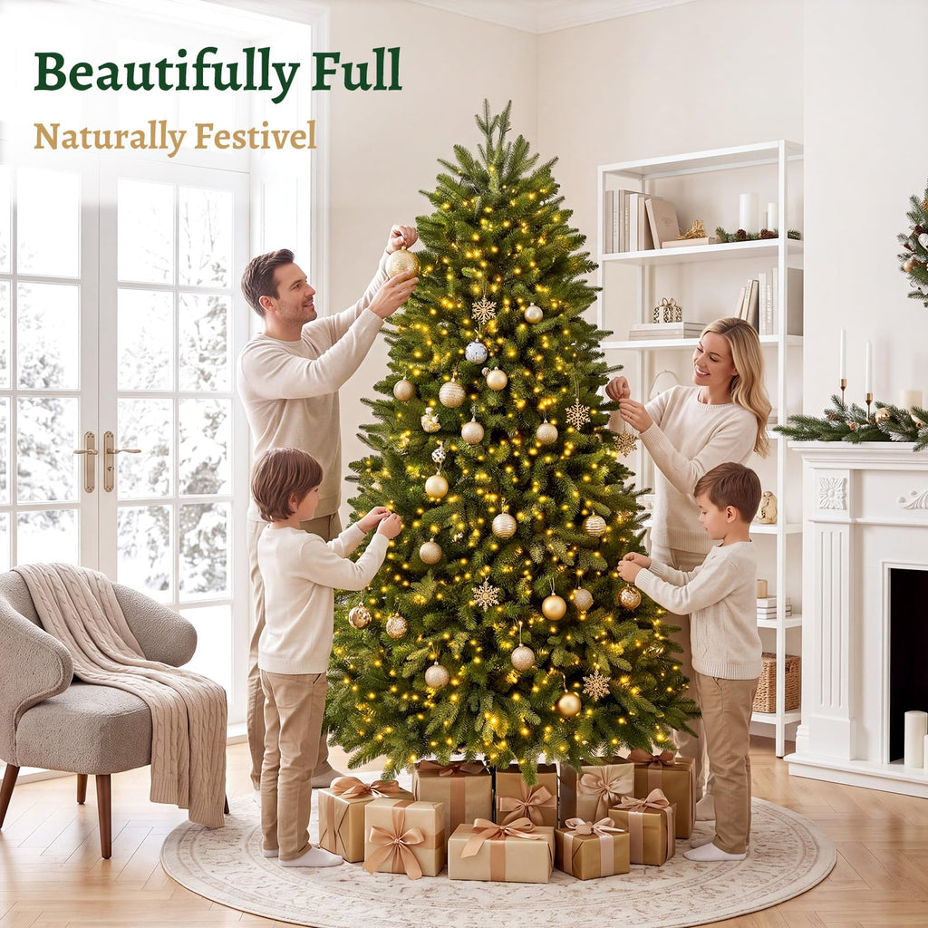 Pre-Lit Christmas Tree with 620 LEDs, 6.5 FT