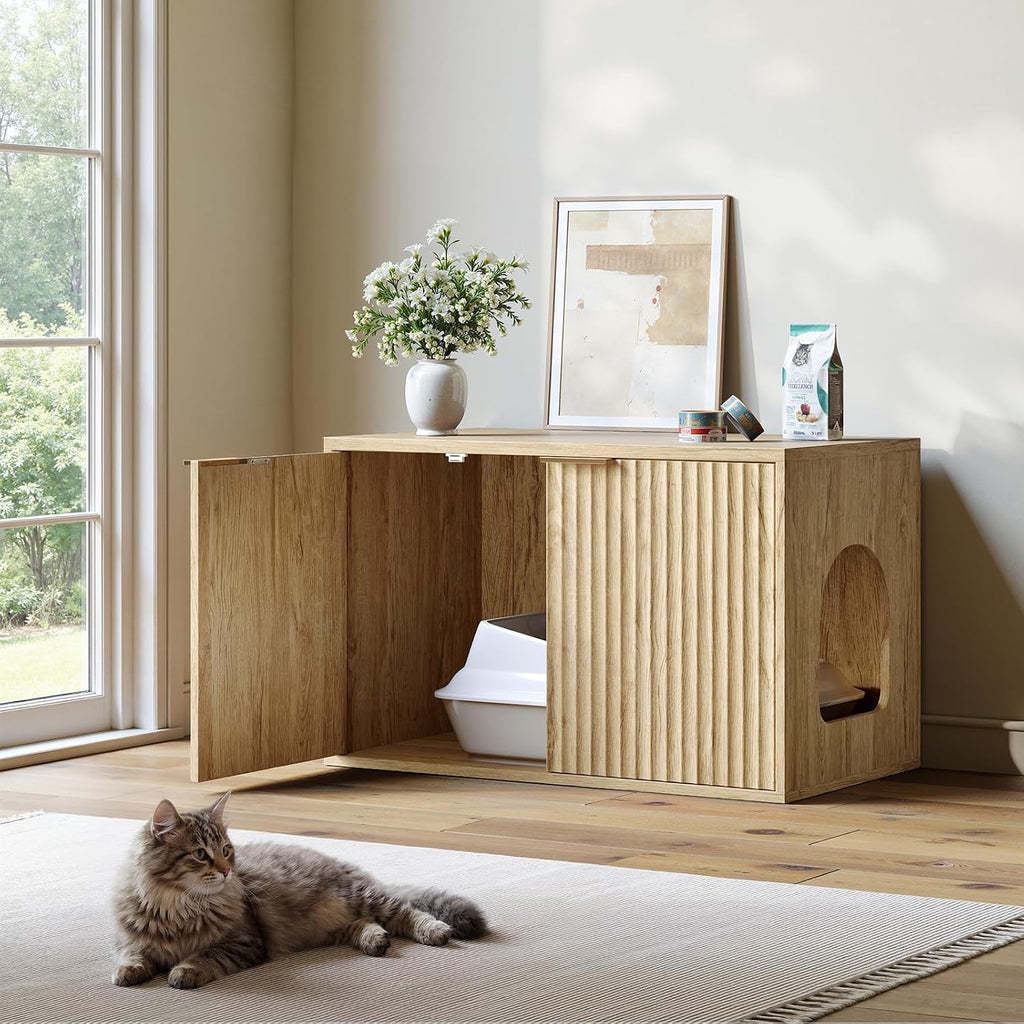 31.5" Cat Litter Box Enclosure Furniture