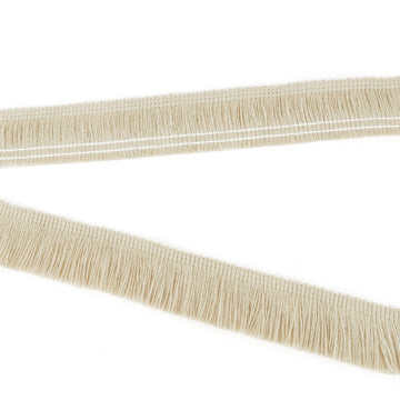 Sewing Fringe Trim Beige 13.7 Yards x 1 Inch Tassel Trim