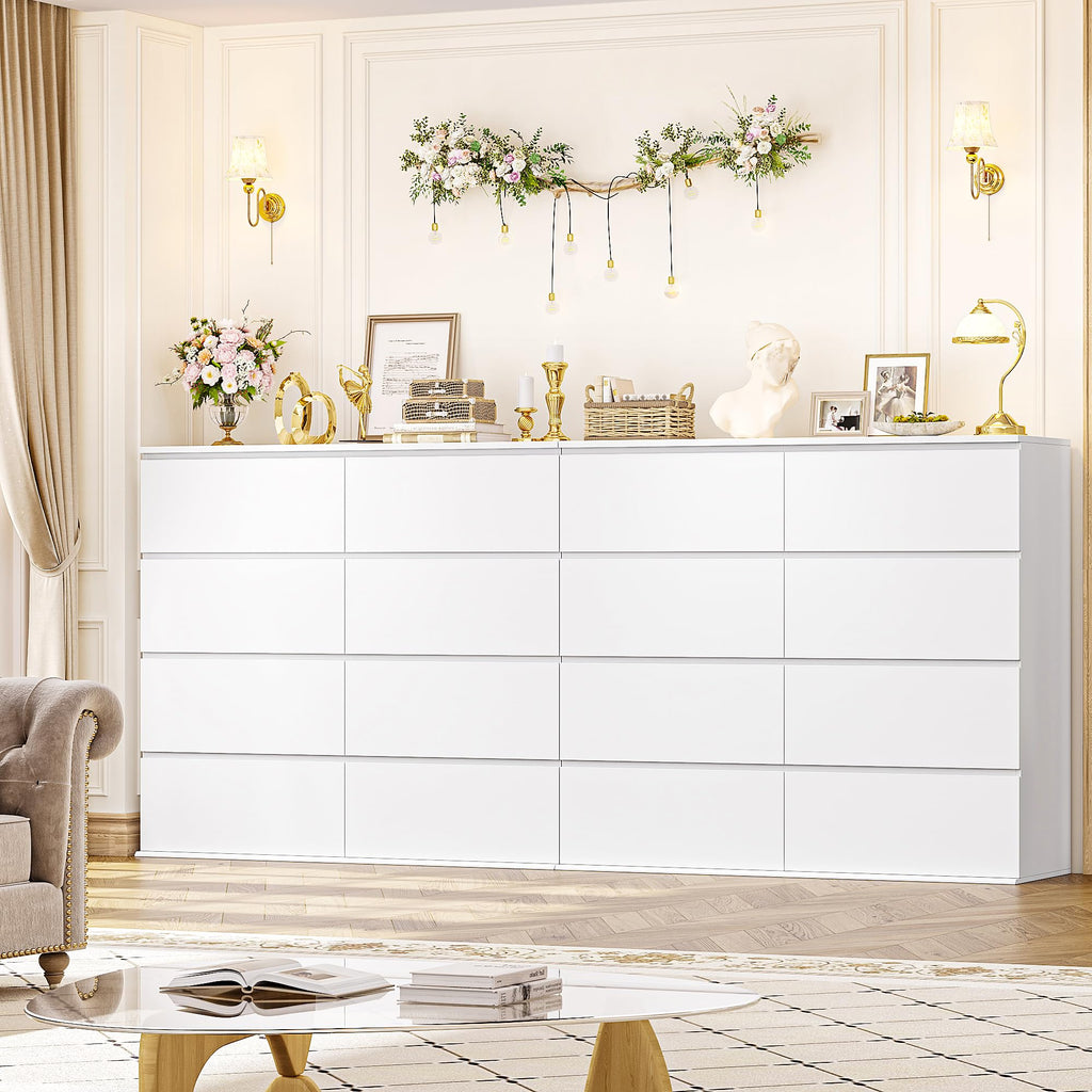 White, 8 Drawer Chest of Drawers