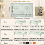 White Floral Embroidered Lace Square Tablecloth 55”x55” Vintage Table Cover (White, 55”x55”, Square)