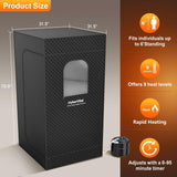 Portable Sauna for Home, Spacious Sauna Tent with 3.0L Fast-Heating Steamer Steamer & Ergonomic Chair for Full Body