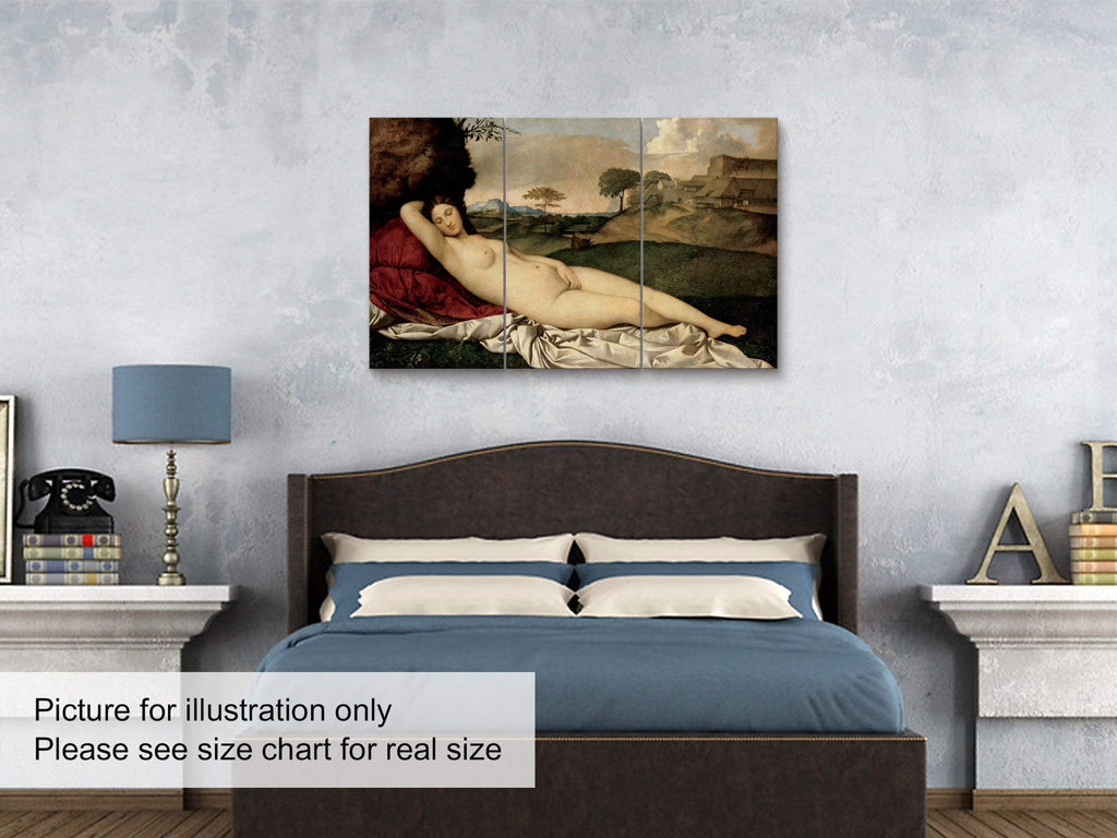 ART - Sleeping Venus, World's Most Famous Paintings Series, Canvas Wall Art Home Decor, Gallery Wrapped, Stretched