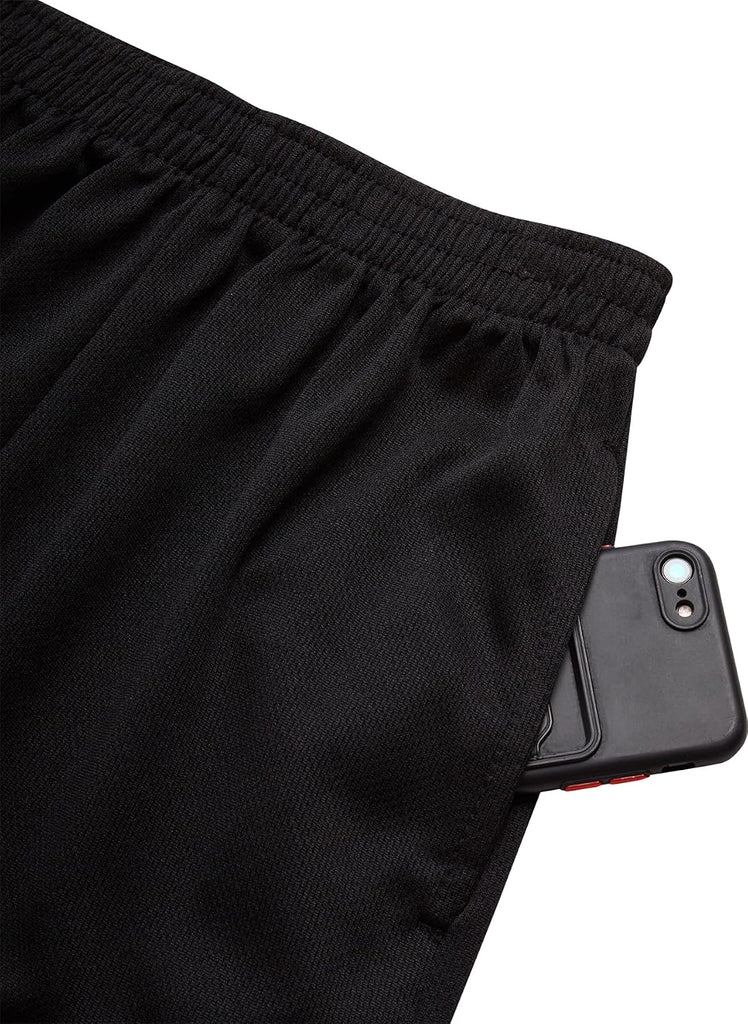 Boys Basketball Shorts 3 Pack Performance Active Mesh Shorts