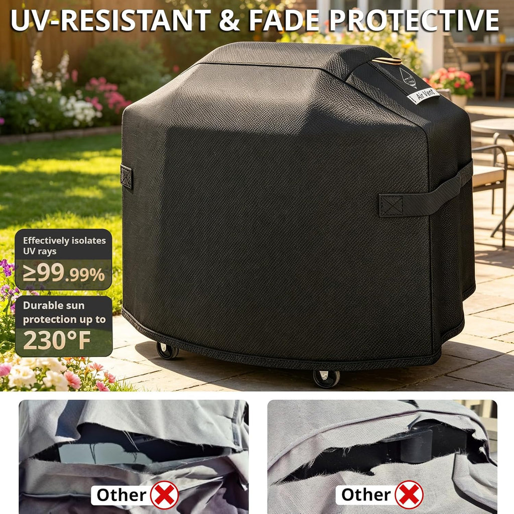 Ultimate Durable 60 Inch Grill Cover for Outdoor Grill,Heavy Duty Waterproof Rip-Proof BBQ Cover,Fade Resistant Gas