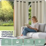 Gazebo Curtains Outdoor Waterproof 6 Panels - Windproof, Pri - Image 3