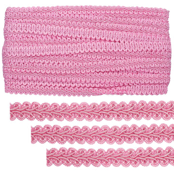1/2 Inch Pink Gimp Braid Trim - 14 Yards