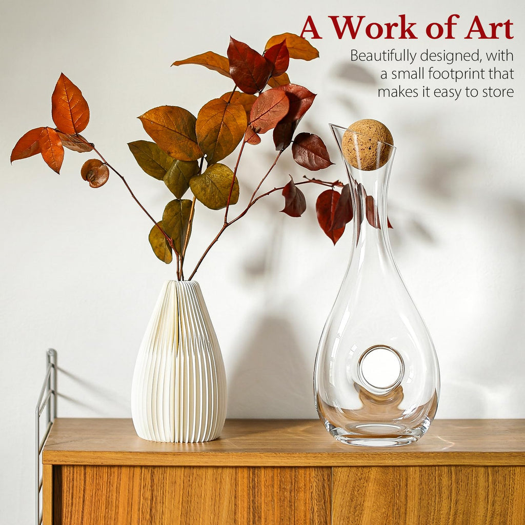 40oz Wine Decanter with Stopper for 1~2 People
