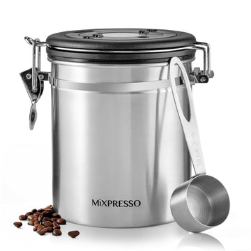 Coffee Canister, Airtight Coffee Bean Storage Container 16oz