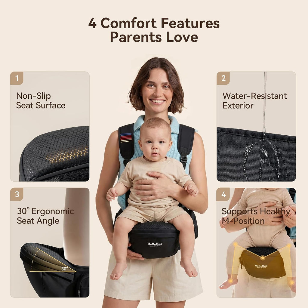 Hip Seat Carrier, Forward Facing Ergonomic Carrier for Infant