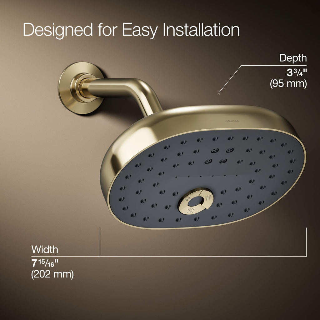 26290-G-AF Statement Three-function showerhead, 1.75 gpm, Vibrant French Gold