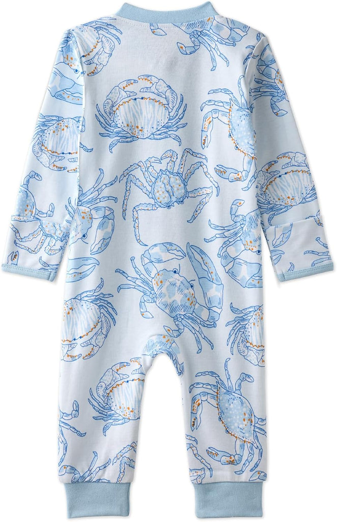 Shadow Sleep & Play 100% Cotton Footless Two Way Zip Front PJs