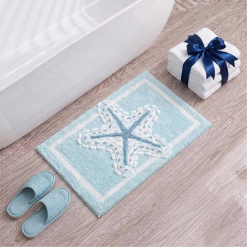 Ocean Friends Soft Bath Rug, Non-Slip Backing, 20 x 30