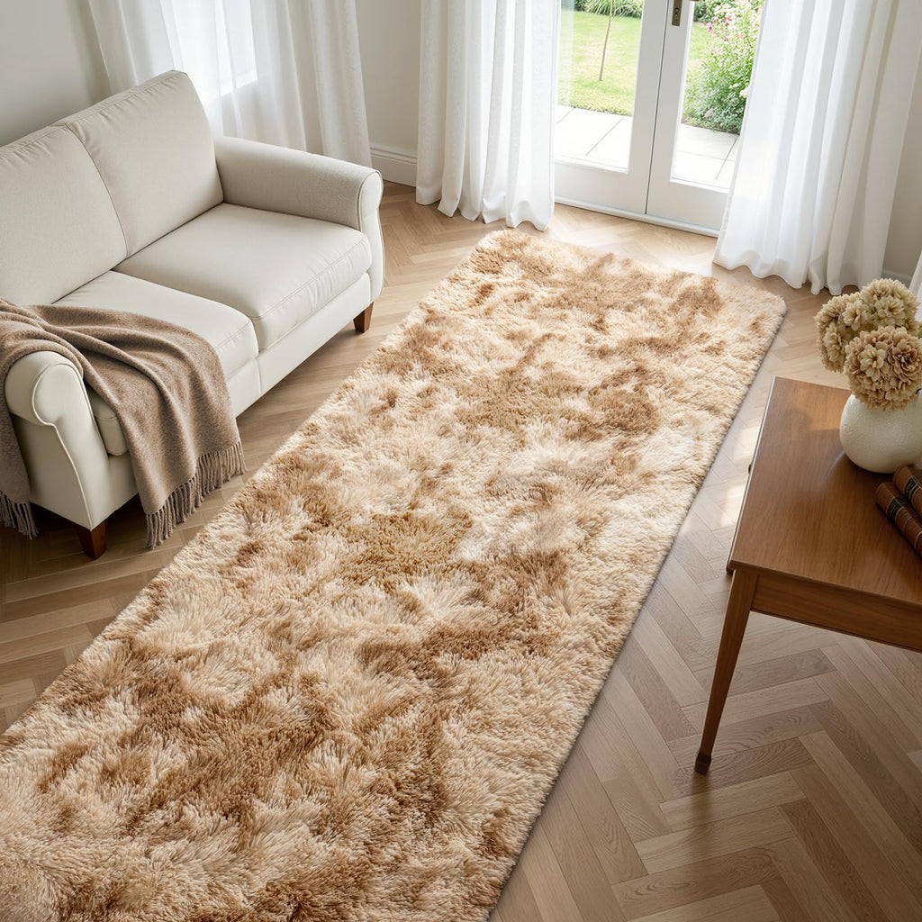 Runner Rugs for Long Hallway Bedroom Kitchen, Beige