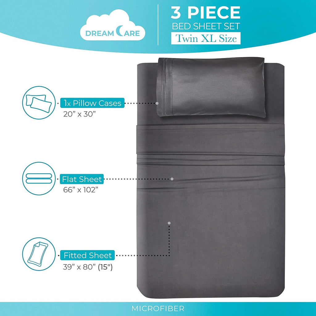 Queen Sheet Set - Queen - Gray