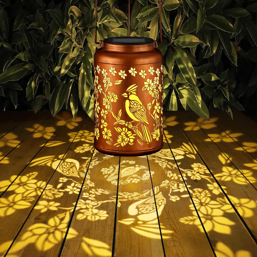 Bird Solar Lantern Outdoor Waterproof Garden Decor Gifts for Women