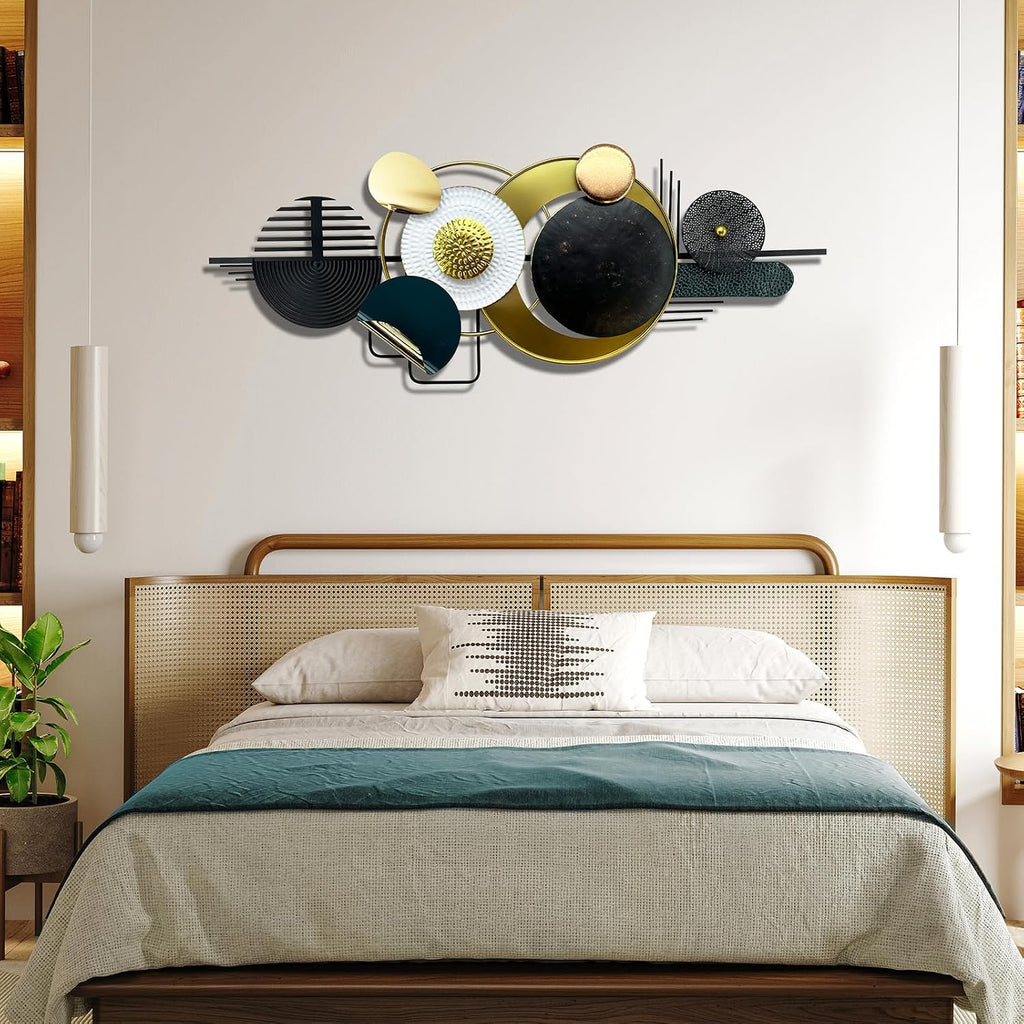 Metal Wall Art,3D Modern Luxury Wall Decor,59×23