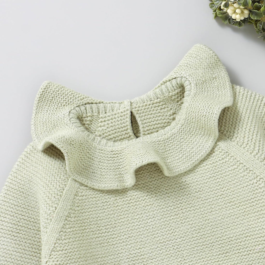 Newborn Girl Outfit Baby Sweater Knit Romper