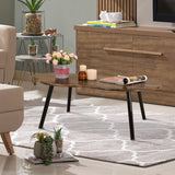 Small Coffee Table Cloud Shape Coffee Table Industrial Coffee Tables Wood Irregular Center Floor Tables Mid Century