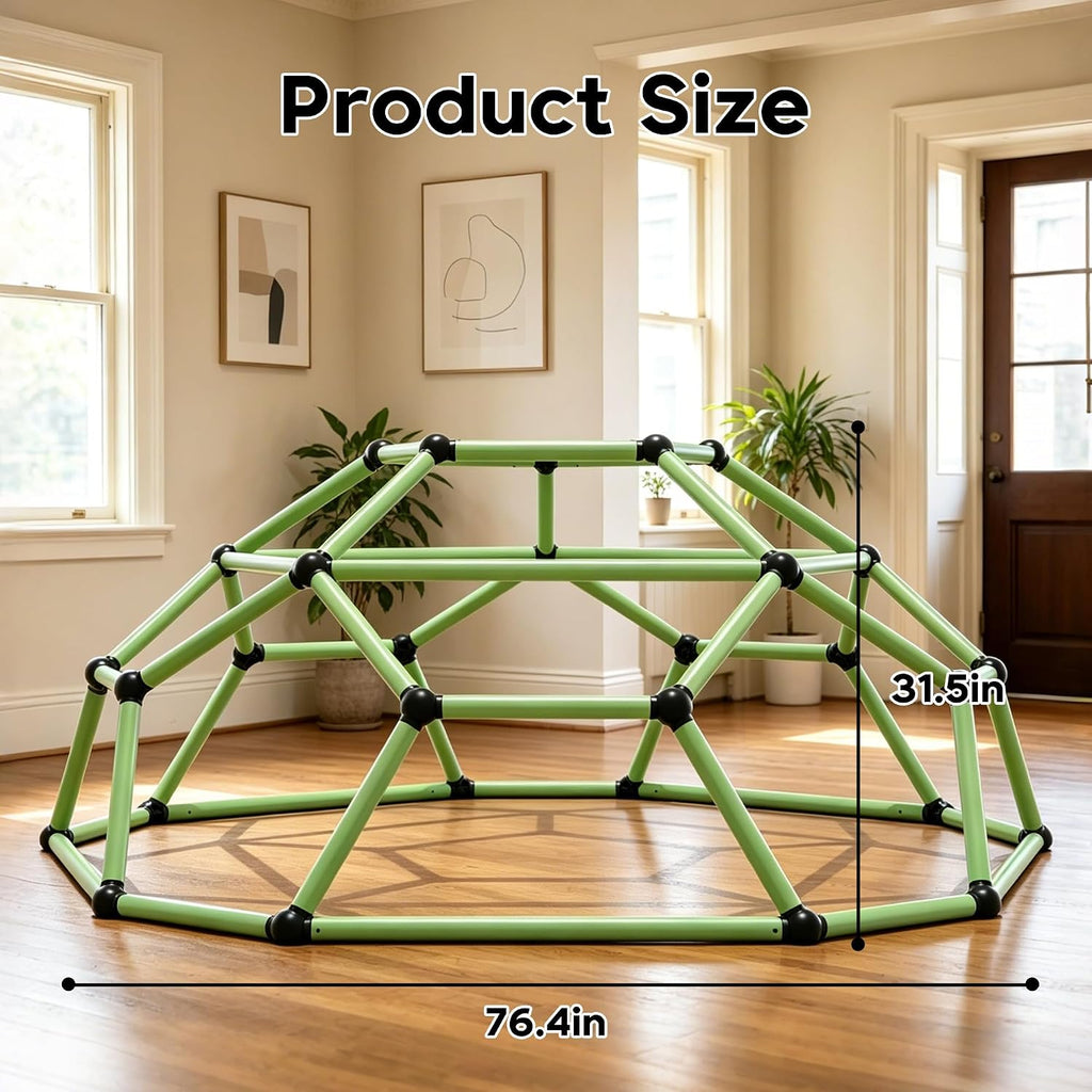 6.5FT Climbing Dome, Kids Outdoor Toys, Geometric Dome Climber for Backyard | Sturdy & Portable, UV-resistant