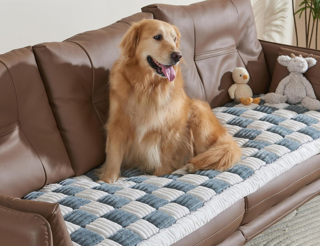 Dog Couch Cover Protector For Couches, Non-Slip Pet Sofa Cover, Blue Gray