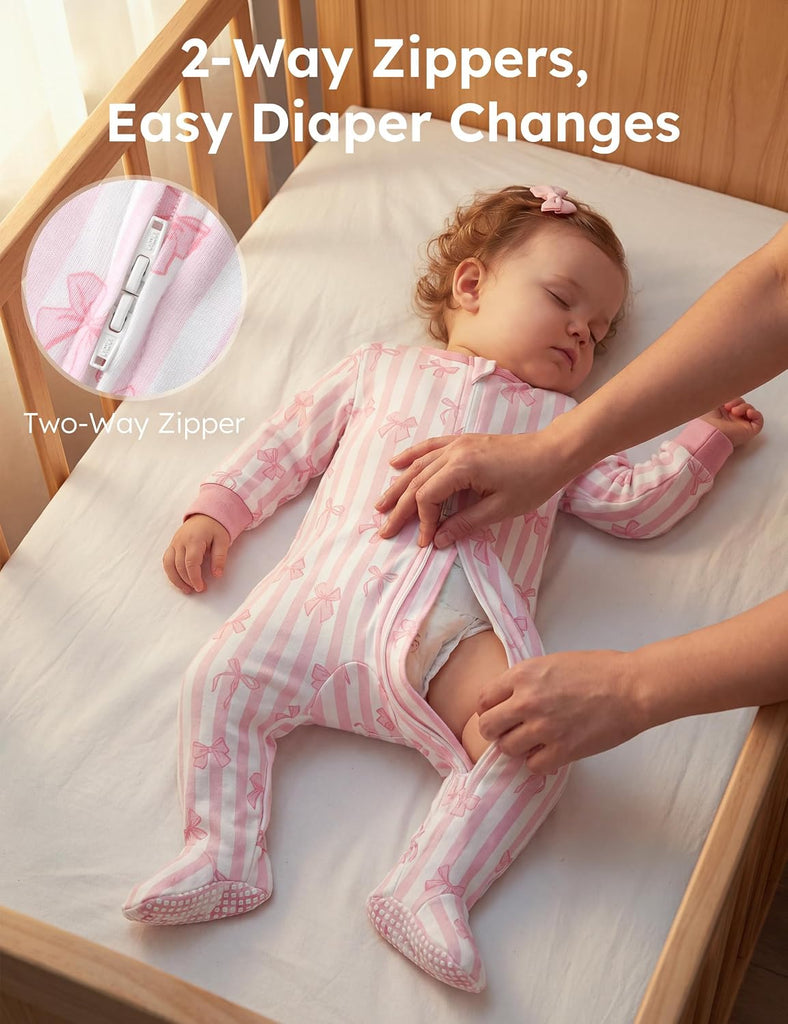 Toddler Pajamas 100% Organic Cotton Baby Sleepers for Boy Girl
