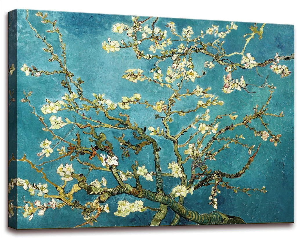 Almond Blossom by Vincent Van Gogh Canvas Wall Art Large Modern Floral Painting Print Decor Famous Flowers Artwork