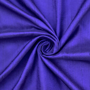 Bright Blue Silk Dupioni Fabric By The Yard, 20 Continuous Yards 41 inches Width Slubbed Dupioni Silk Solid Color