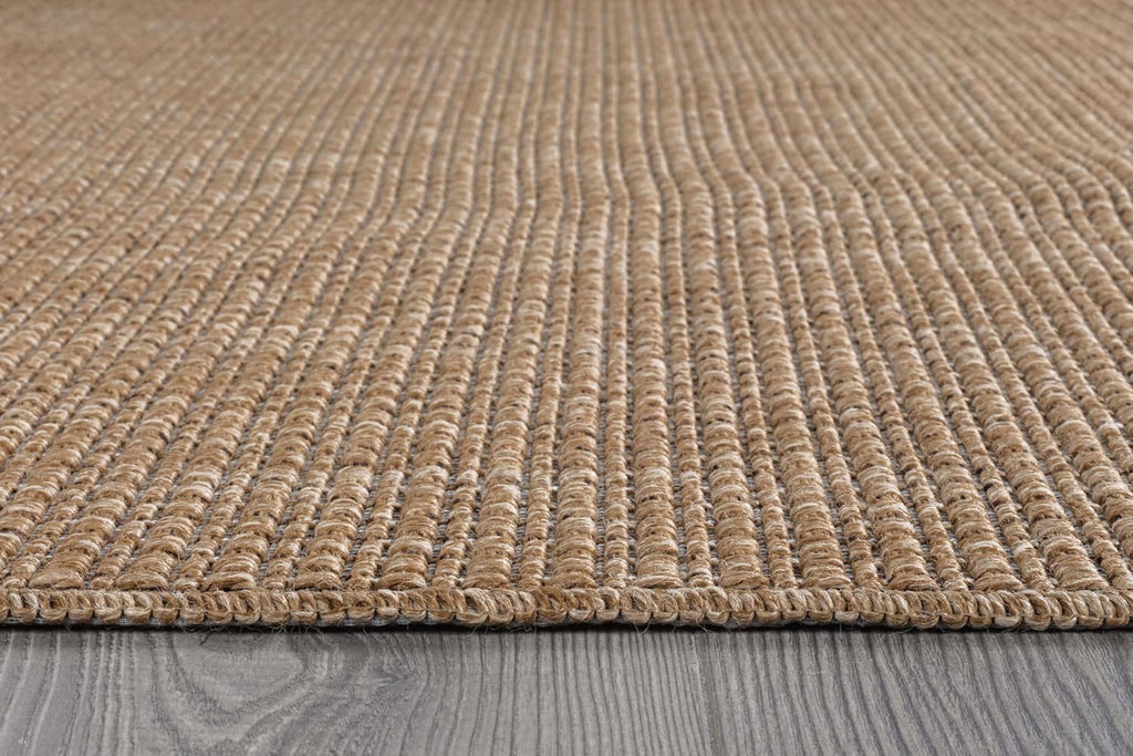 Easy Jute Natural Rug 6x9 Solid Washable Durable Outdoor Indoor Area Rugs for Living Dining Room Patio Office Stain