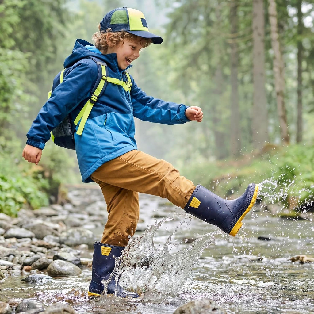 Kids Waterproof Outdoor Rain Boots
