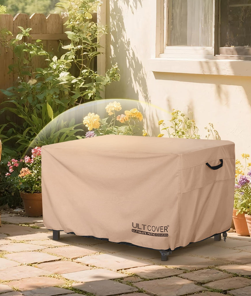 Waterproof Rectangular Gas Fire Pit Table Cover 44x28 inch