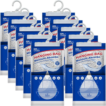 Hanging Moisture Absorbers Hanging Bag for Your Closet, Dehumidifier Bags for Bathroom