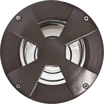 Well Light with Driveover Cover with Sleeve, 35W 12, Bronze Finish