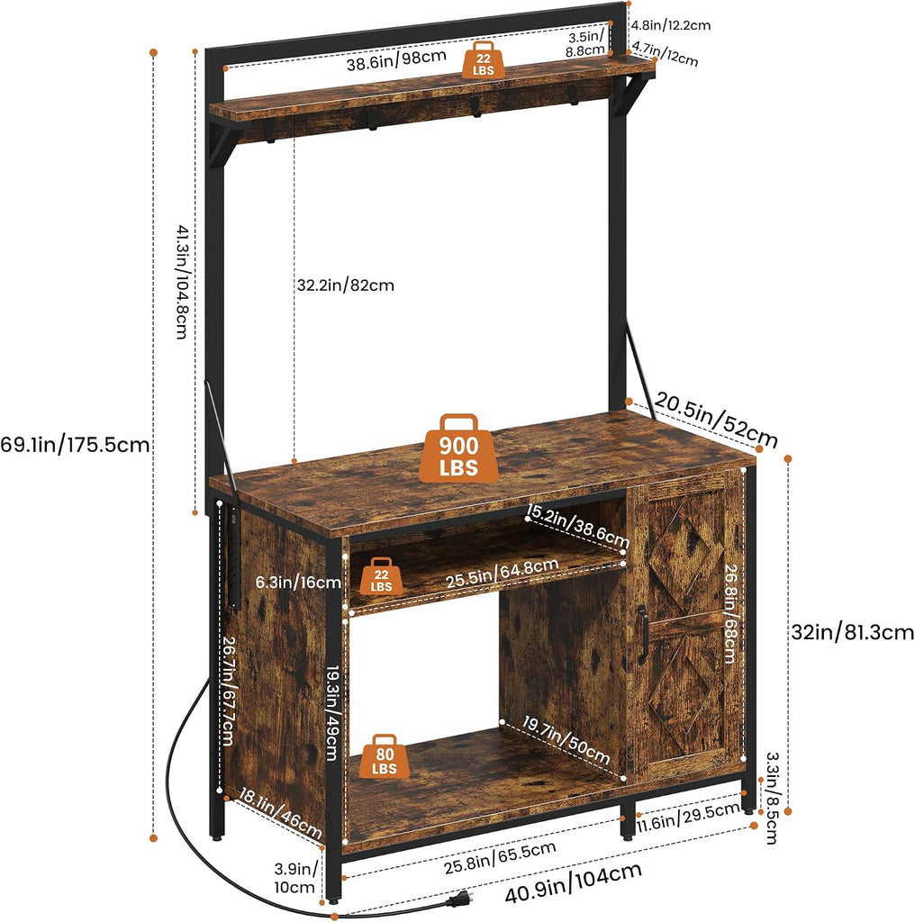 75-120 Gallon Aquarium Stand with Power Outlet