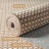 2x10 ft Hallway Runner Rug Extra Long Boho Woven Kitchen Runner Rugs Mat Non Slip Washable, Soft Hal
