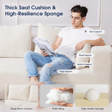 KINGYES 107'' Modular Sectional Sofa, L Shaped Cloud Couch for Living Room