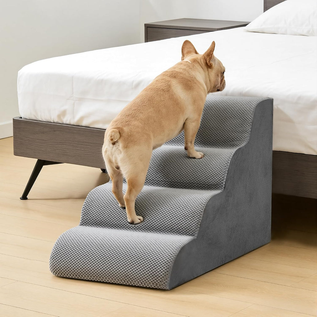 4-Step Dog Stairs for Large Dogs and Cats, 20in H Dog Steps
