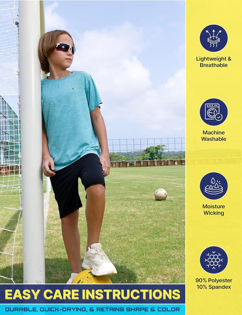 Boys Performance T-Shirt & Athletic Shorts Clothing Set