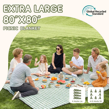 Waterproof Picnic Blanket Beach Outdoor Camping Mat Rug Extra Large Foldable Cute Big Travel Essential Accessories
