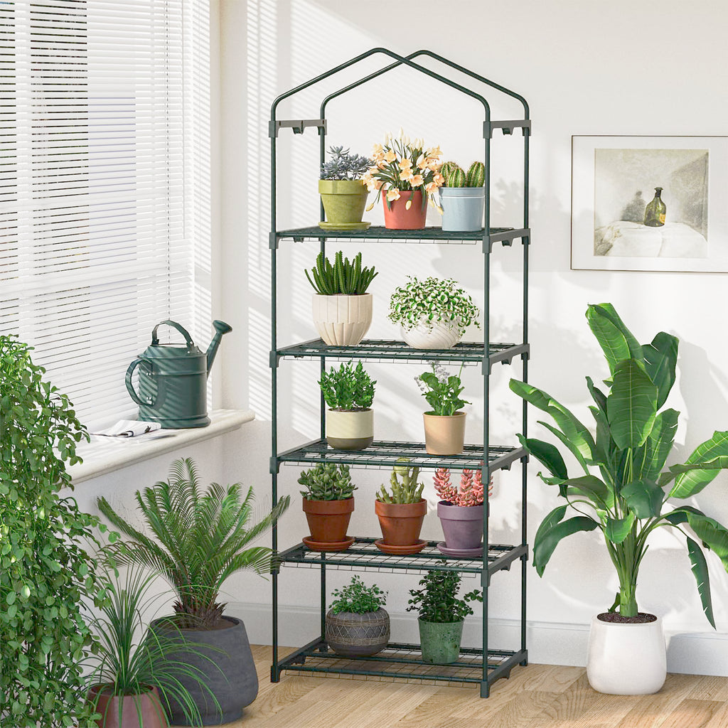 5-Tier Mini Greenhouse for Indoor Outdoor
