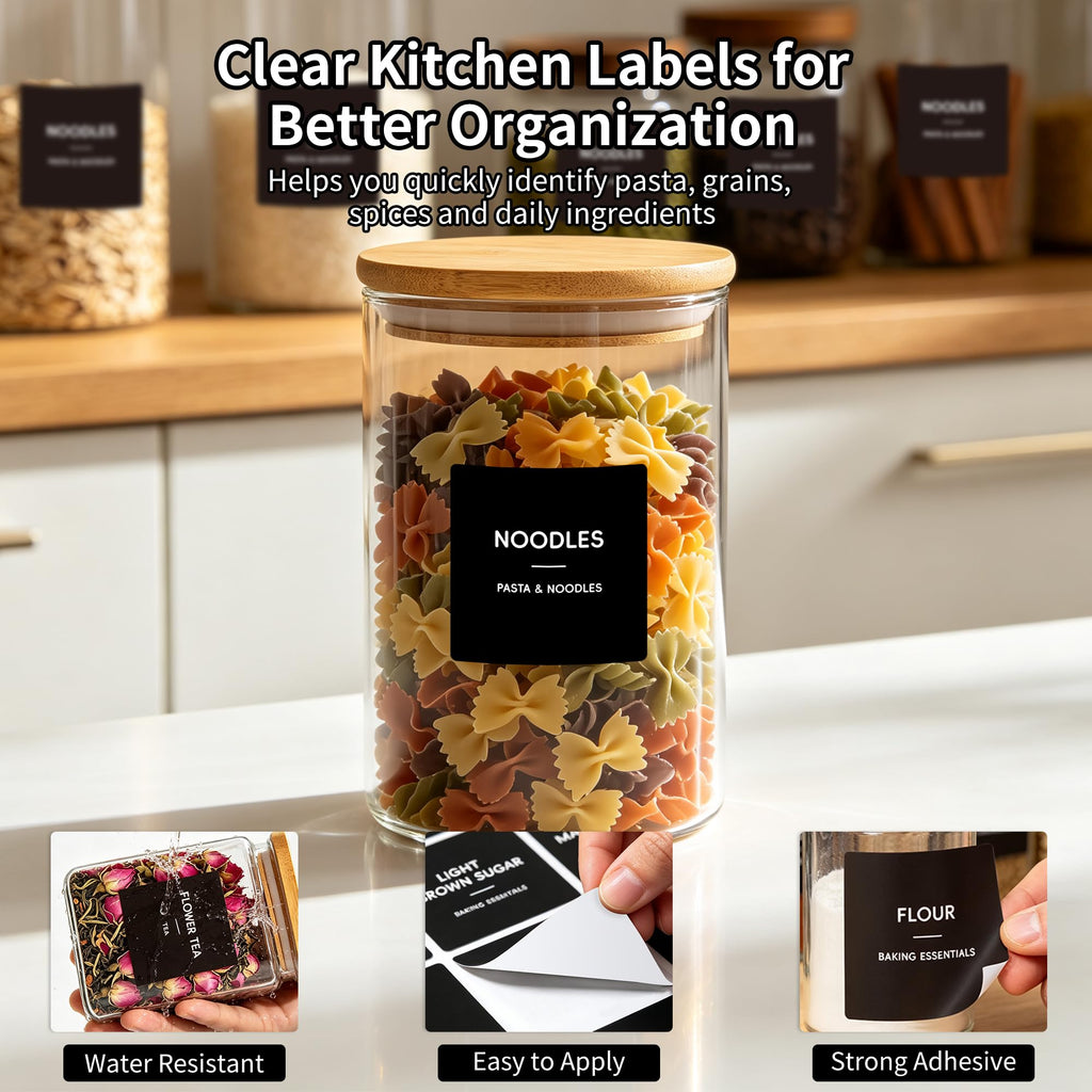 276 Pantry Labels for Food Containers