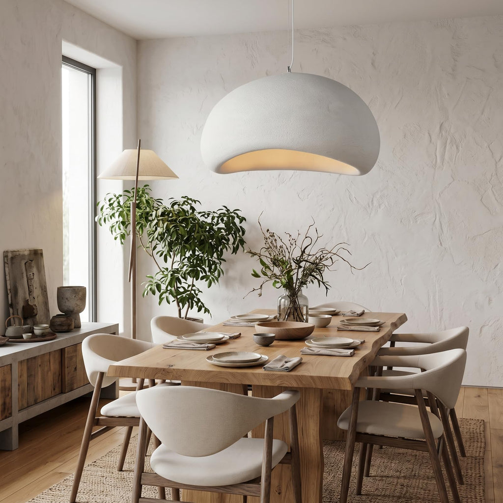 60cm Wabi Sabi Pendant Light Kitchen Island Hallway Restaurant Modern Hanging Lamp E26 Base Japanese Style Bird Nest